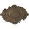 Ekena Millwork Kinsley Flowing Leaf Ceiling Medallion, Hand-Painted Warm Silver, 30 3/8"W x 20 3/4"H x 1"P CM30KIWSS - alternate 1